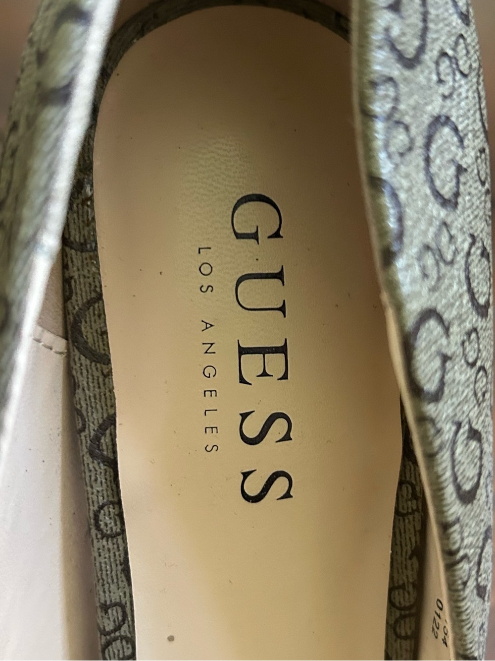 Guess Brown Laser-Cut Peep Toe Heels Size 8 - Picture 3 of 7